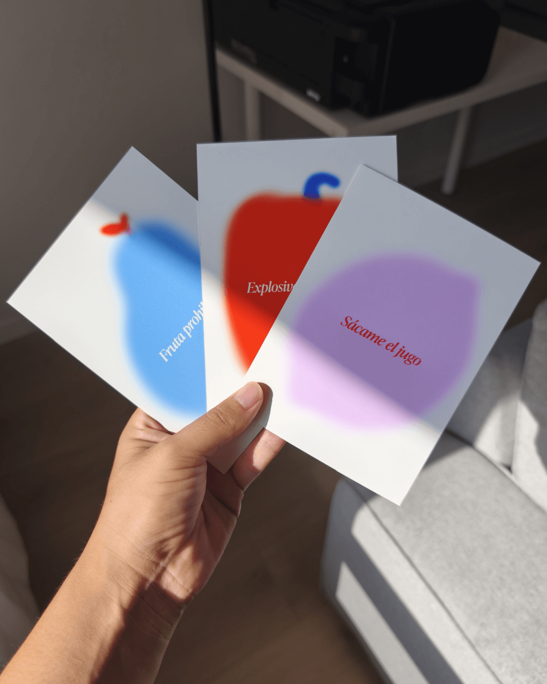 Frutas Audaces · Set de 6 tarjetas